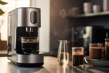 Black Coffee Machine